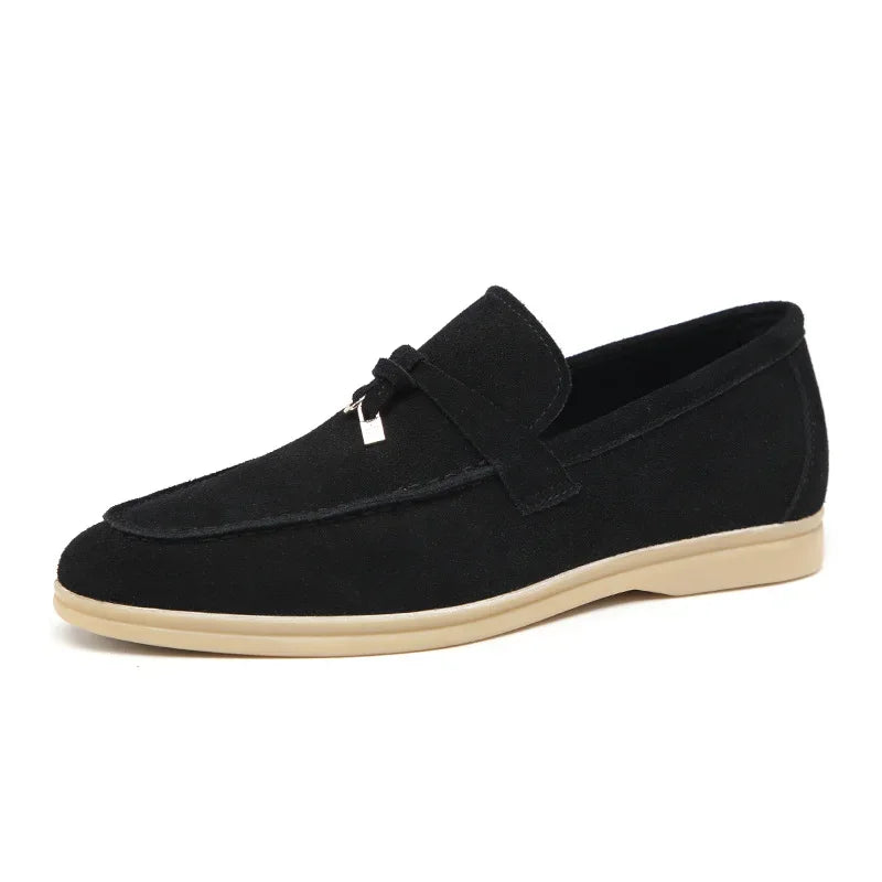 Renzo | Suède Loafers Heren