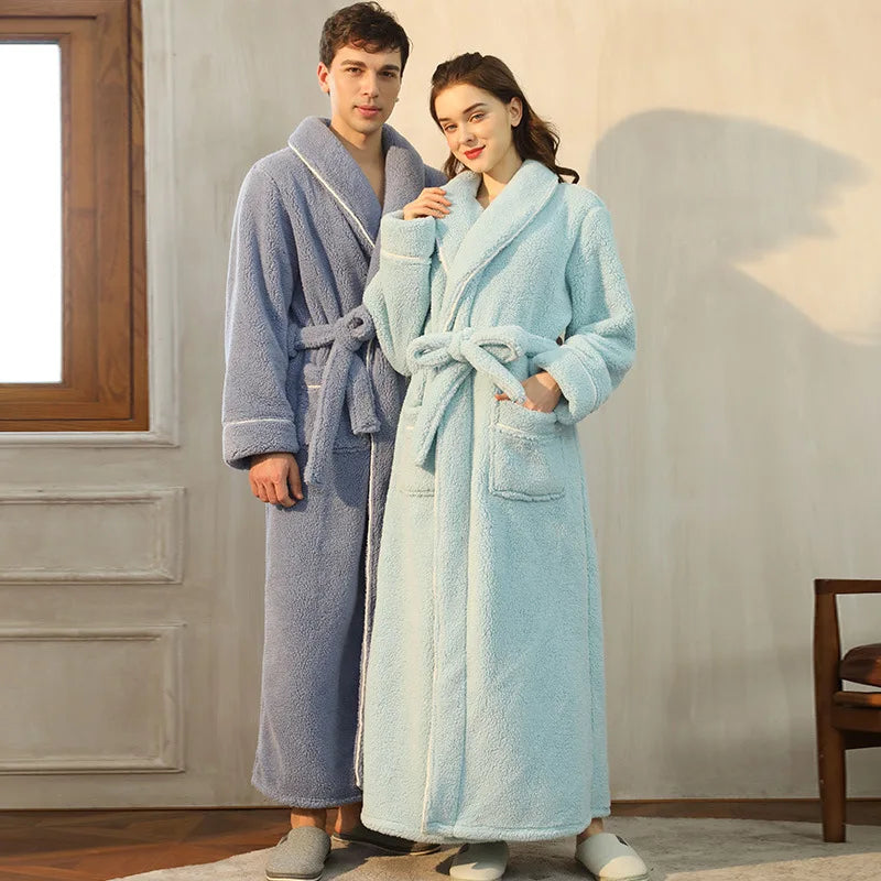 Lazaro™ | Unisex Luxe Fleece Badjas | Extra Lang & Superzachte Fluffy Pluche