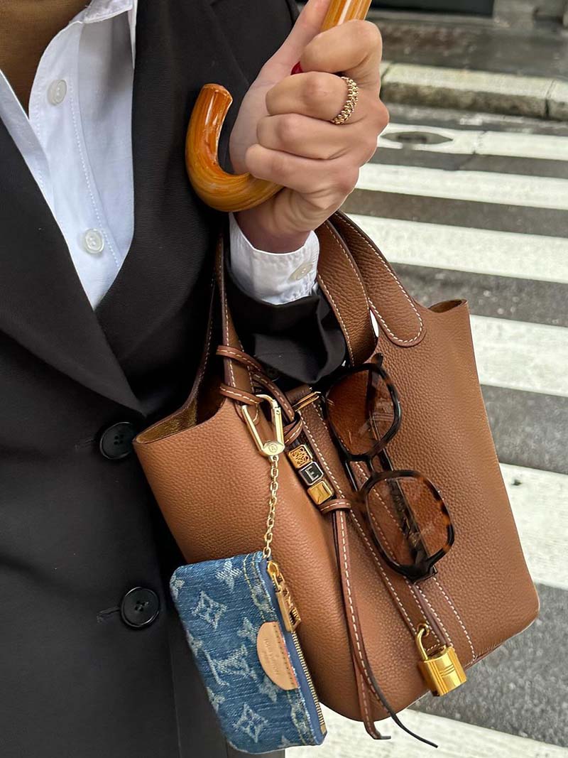 Amara | Luxe Leren Bucket Bag Dames
