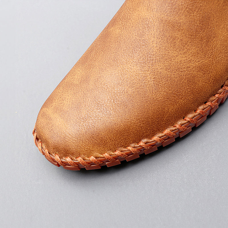 Reno | Instappers Heren | Slip‑On Mocassin | Handgestikte Zool | Minimalistisch & Ademend | Casual Comfort