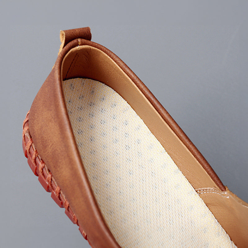Reno | Instappers Heren | Slip‑On Mocassin | Handgestikte Zool | Minimalistisch & Ademend | Casual Comfort