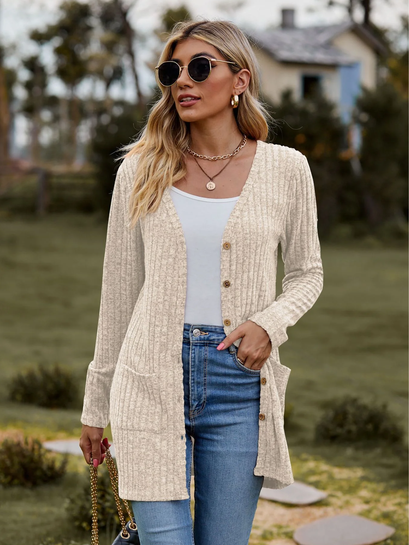 Elvara | Lange Cardigan Dames
