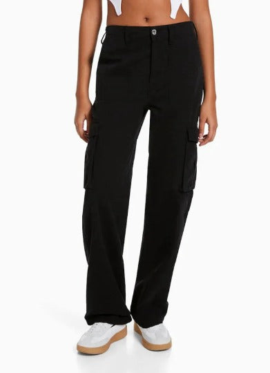 Nikki™ | Dames Stretch Cargo Broek met Meerdere Zakken en Verstelbare Taille