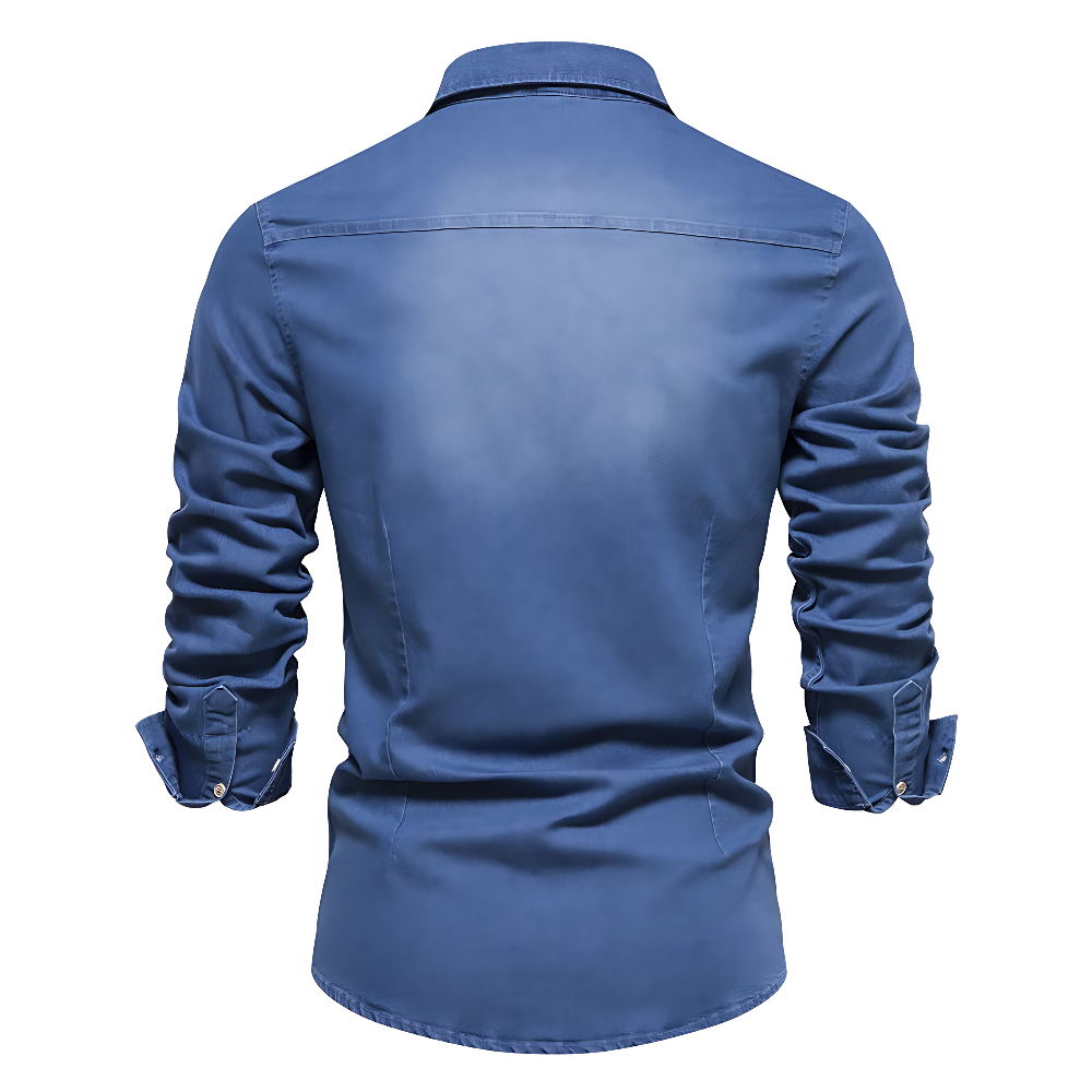 Rafael | Denim Overhemd Heren