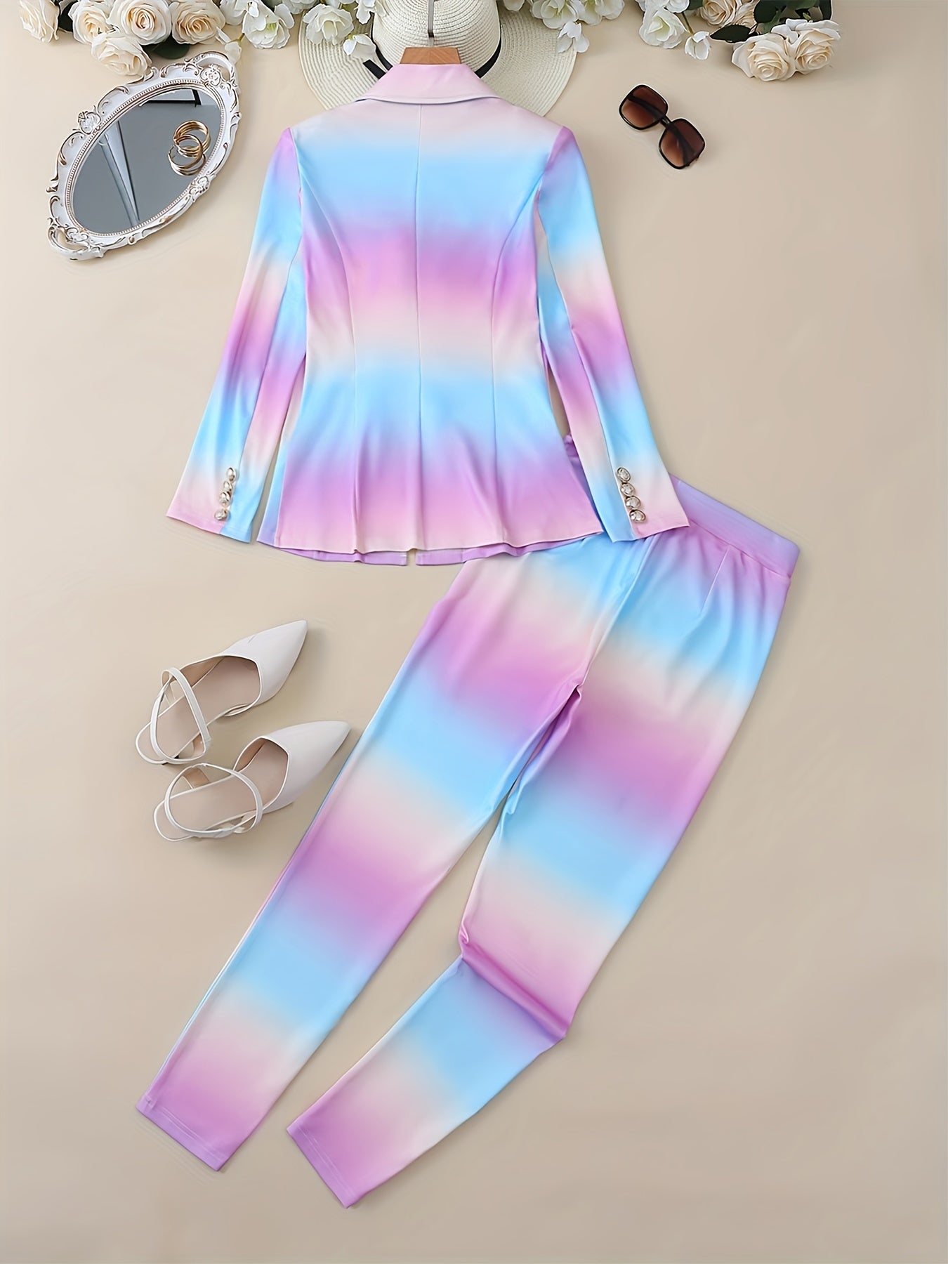 Celestina | Tie-Dye Tweedelig Pak Dames