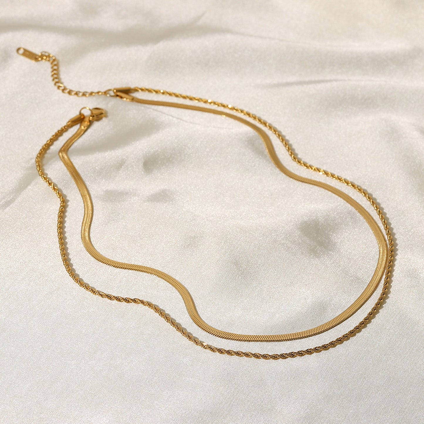 Alina | Gelaagde Gouden Ketting