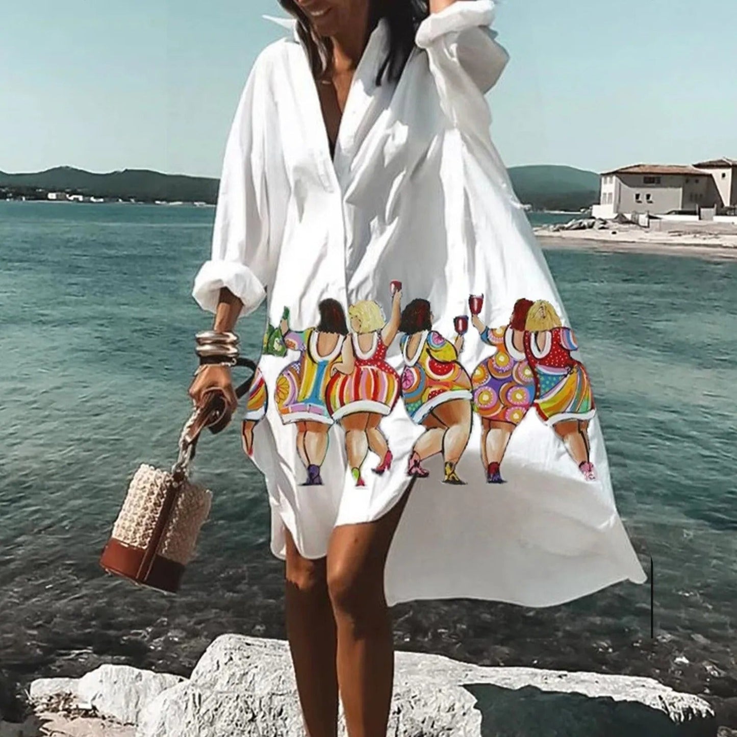 Solandra | Oversized Strandjurk Dames
