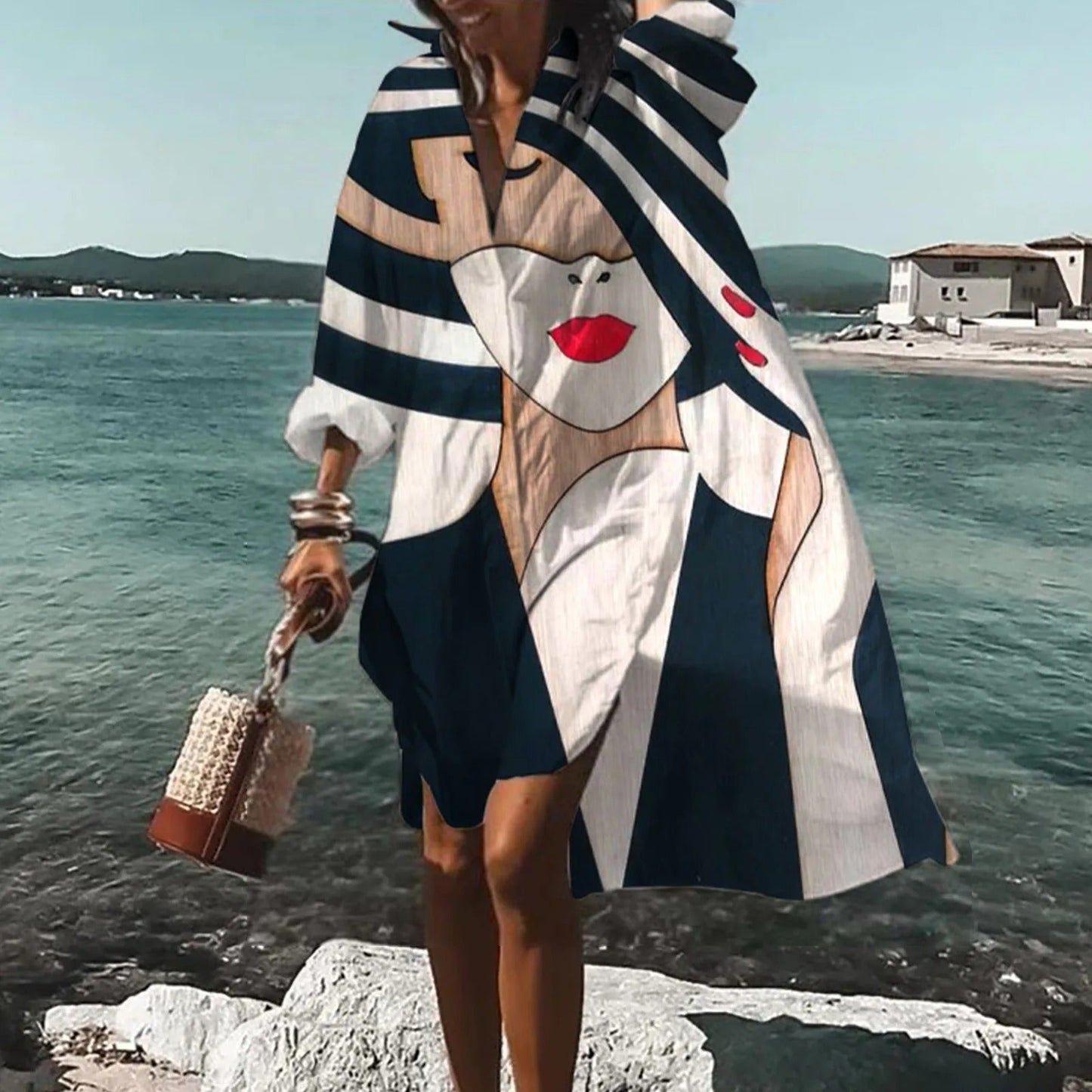 Solandra | Oversized Strandjurk Dames