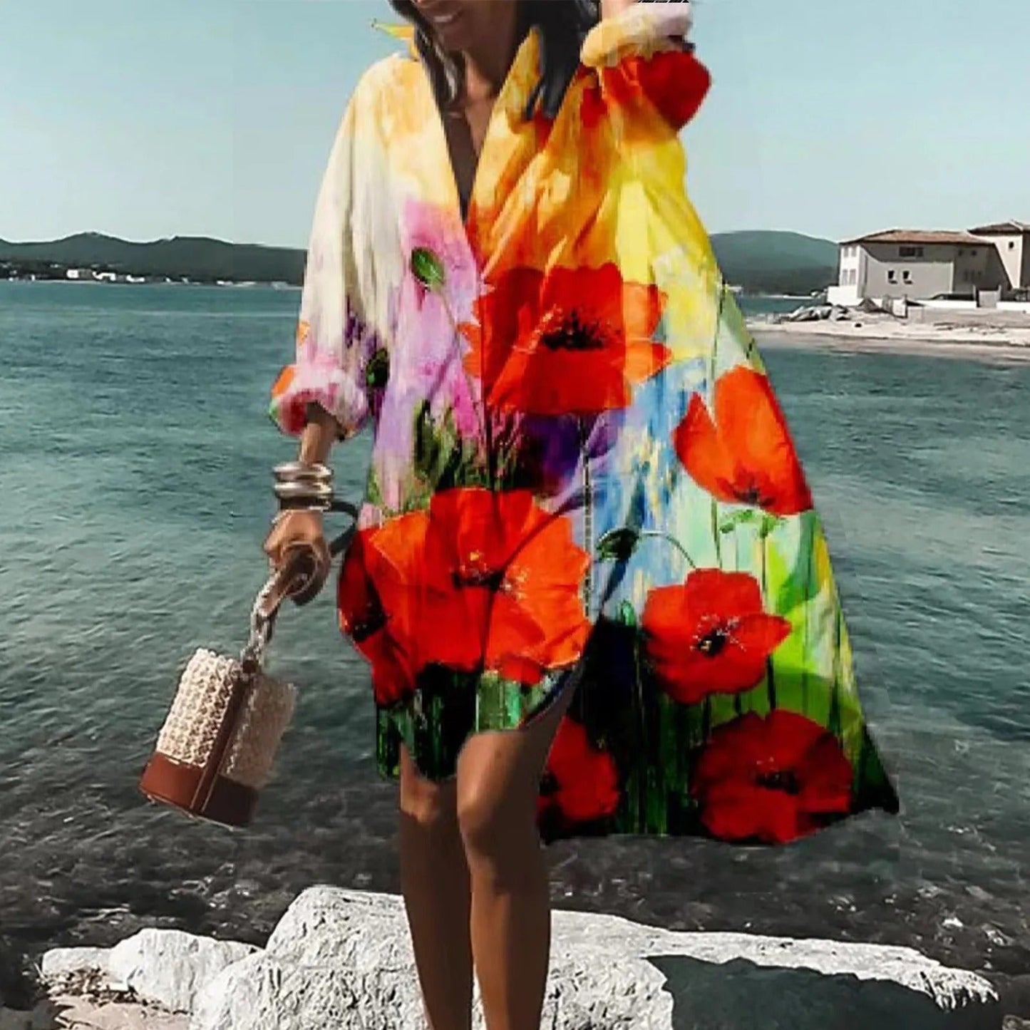 Solandra | Oversized Strandjurk Dames