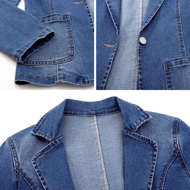 Aria | Luxe Denim Blazer Dames