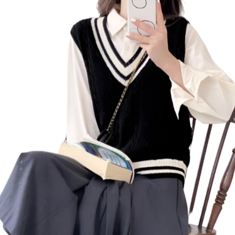 Alvienne | Gebreid Sweater Vest Dames