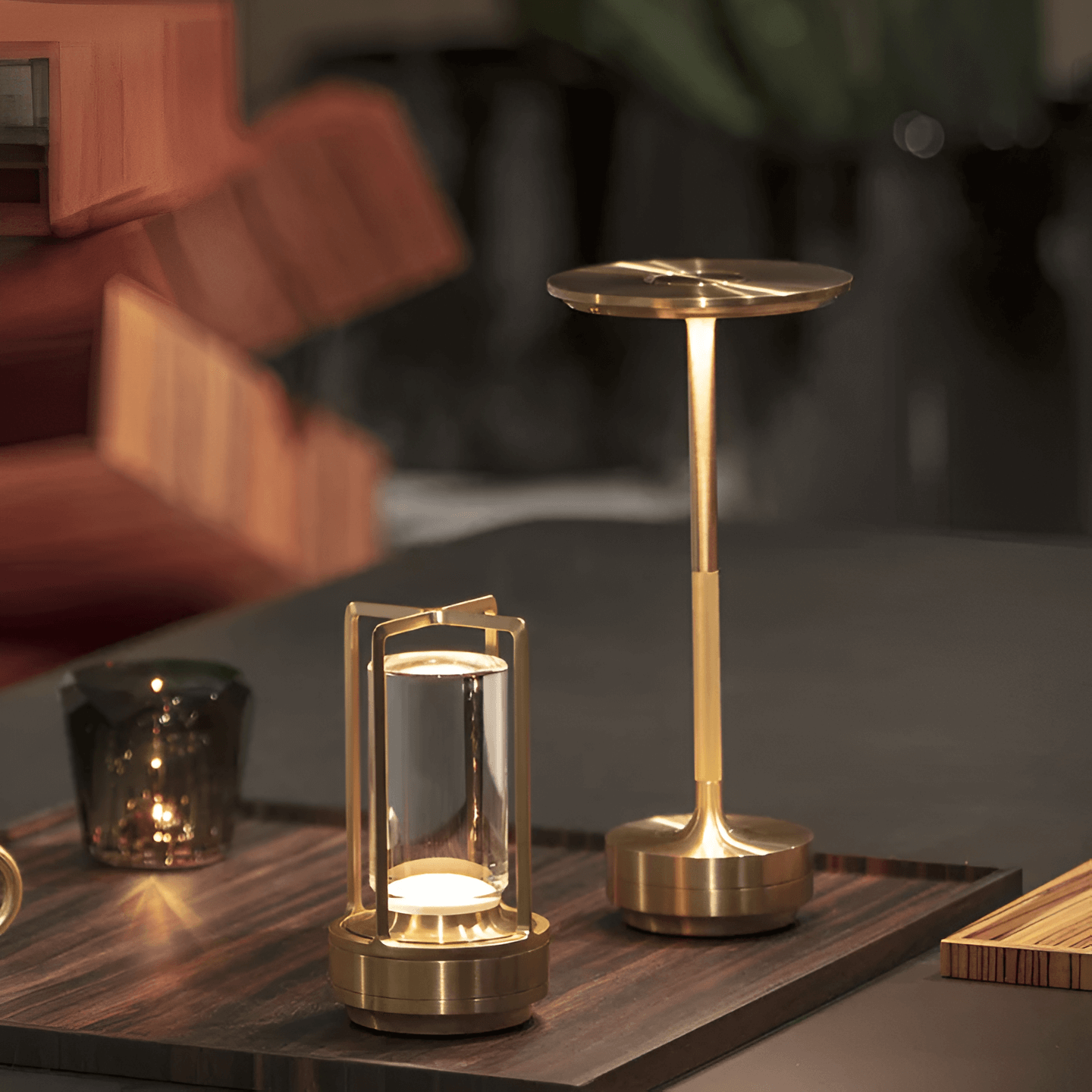 Véllure™ | Draadloze Luxe LED Tafellamp | Oplaadbaar, Dimbaar & Modern Design