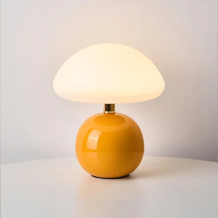 Elowen™ | Scandinavische Paddenstoel Tafellamp | Minimalistisch Design met Instelbare LED Sfeerverlichting