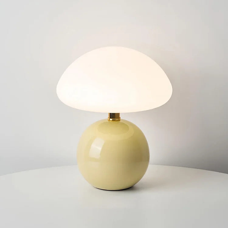 Elowen™ | Scandinavische Paddenstoel Tafellamp | Minimalistisch Design met Instelbare LED Sfeerverlichting