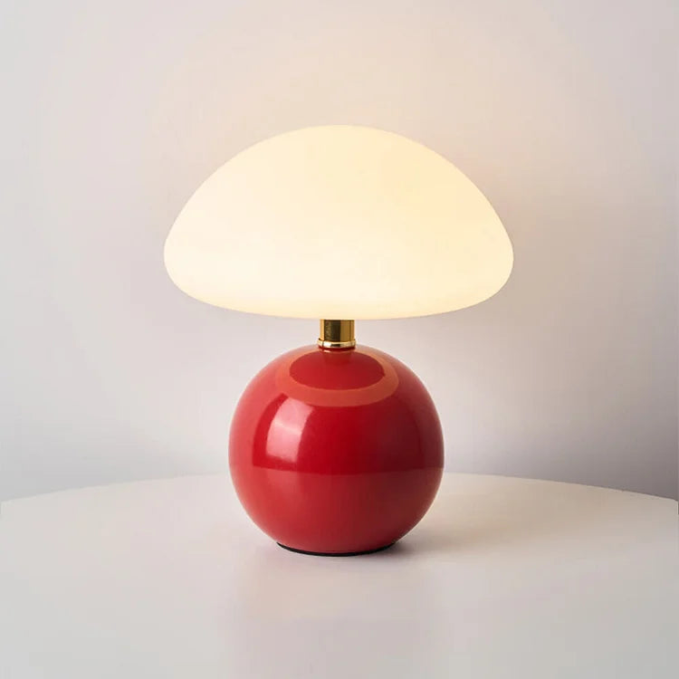 Elowen™ | Scandinavische Paddenstoel Tafellamp | Minimalistisch Design met Instelbare LED Sfeerverlichting