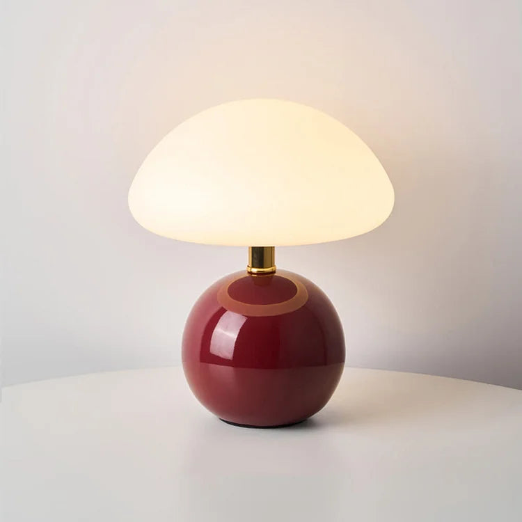 Elowen™ | Scandinavische Paddenstoel Tafellamp | Minimalistisch Design met Instelbare LED Sfeerverlichting