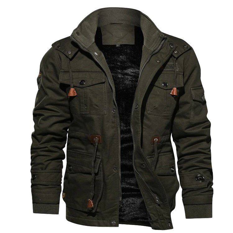 Griffin | Winterjas met Sherpa-Voering en Capuchon Heren