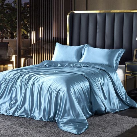 Satiara™ | Luxe Satijnen Beddengoed Set | 4-delig Zijdezacht & Verkoelend Bedlinnen Set