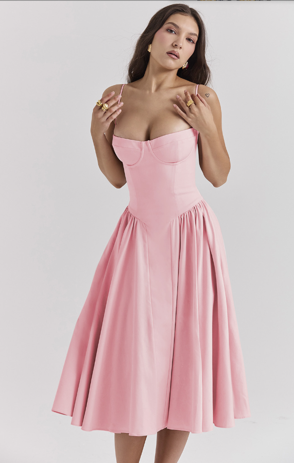 Elviera | Elegante Midi-Jurk Dames