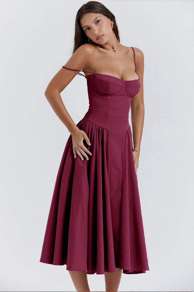 Elviera | Elegante Midi-Jurk Dames