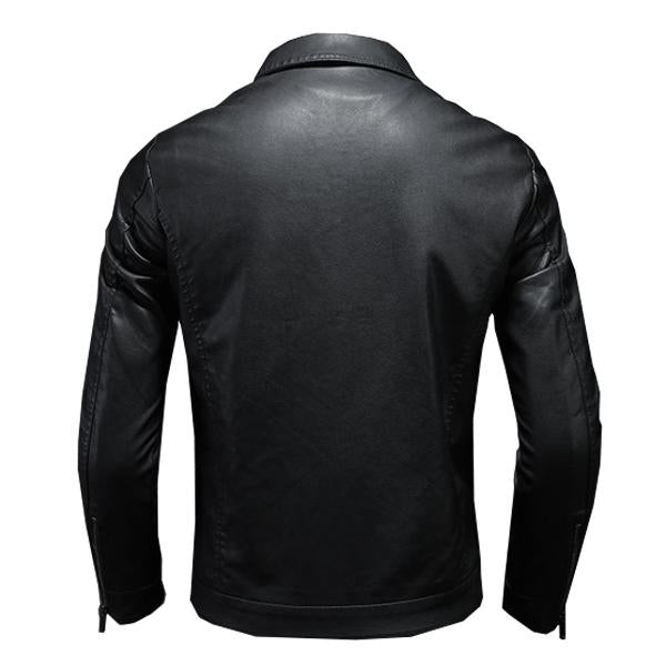 Rogue™ | Heren Zwart Leren Jack | Ritssluiting