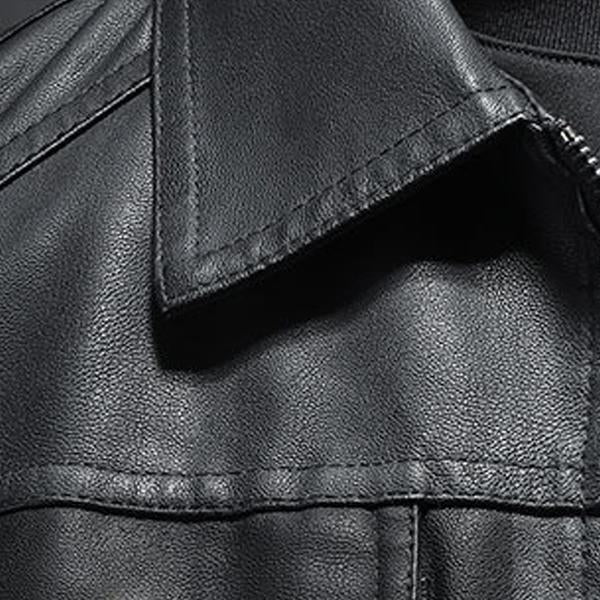 Rogue™ | Heren Zwart Leren Jack | Ritssluiting