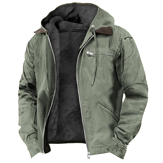 Mason | Lichte Suède Vintage Jas Heren