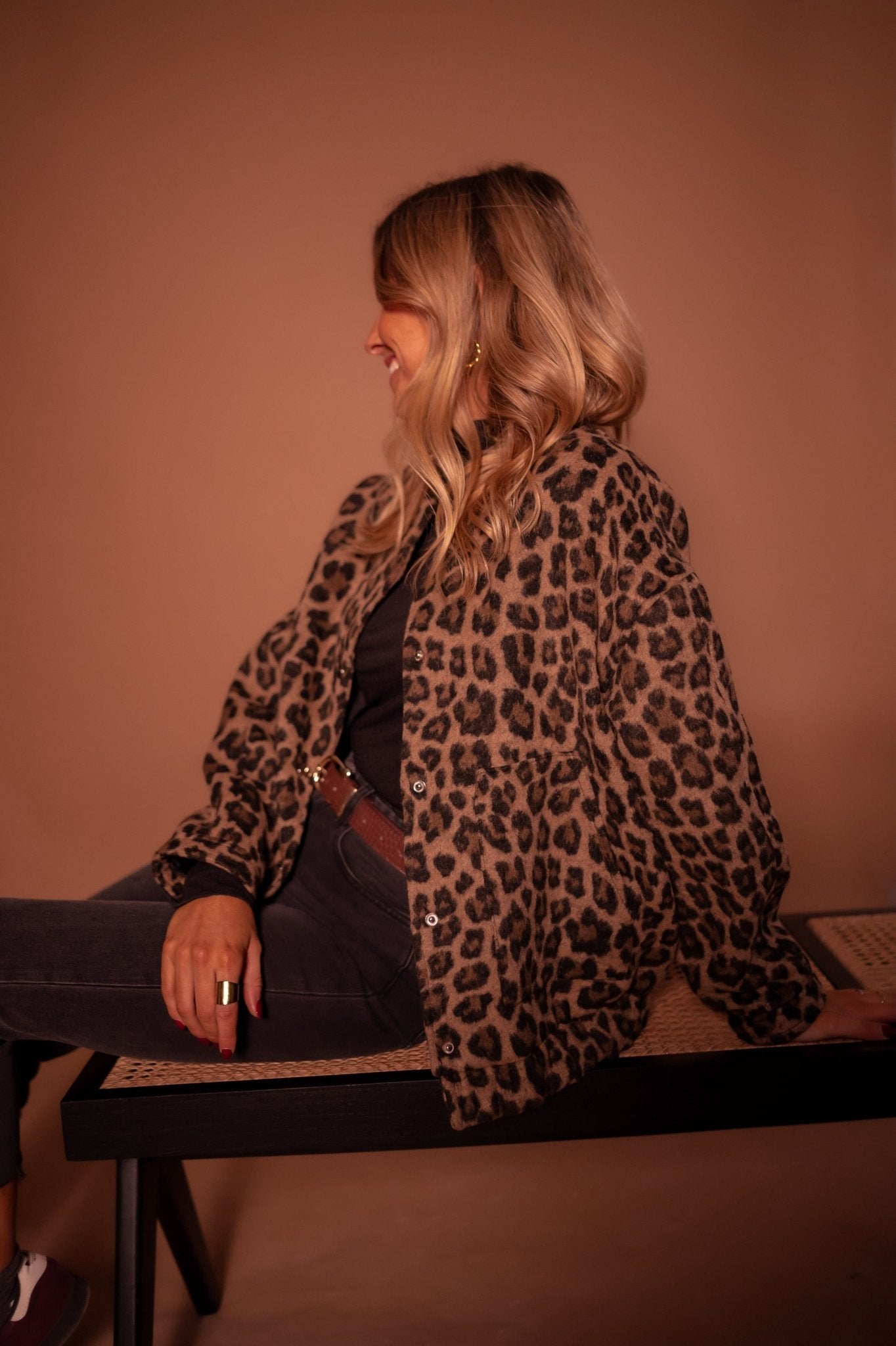 Zayla | Teddy Panterprint Jas Dames