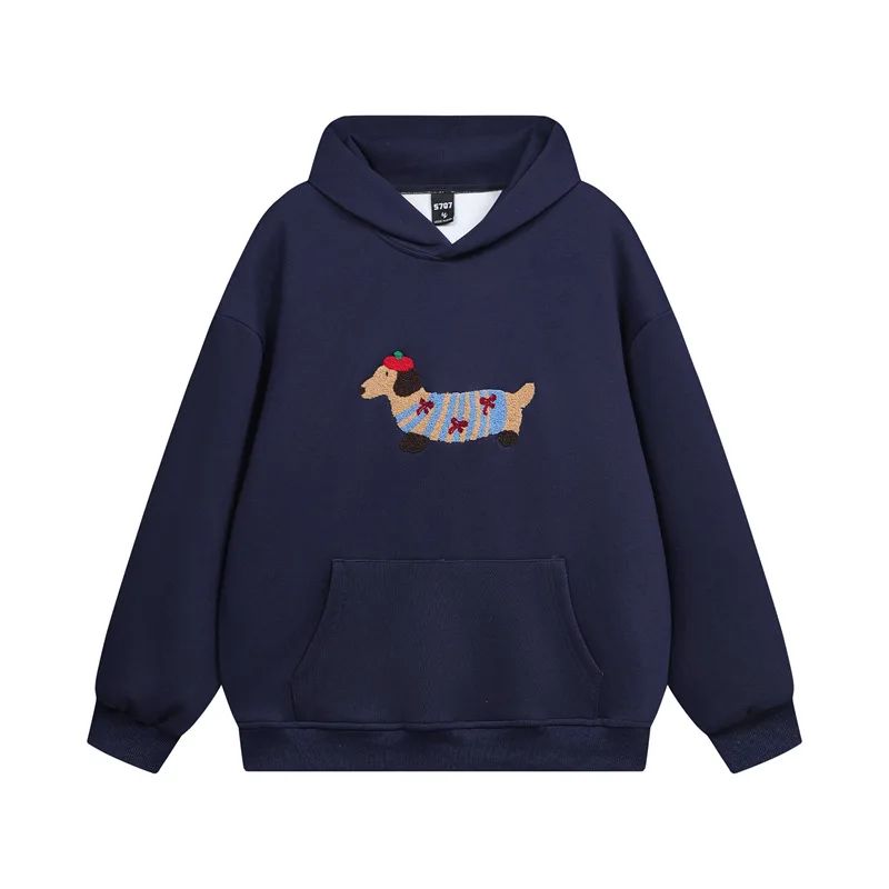 Dexter | Hoodie met Hond Print Unisex