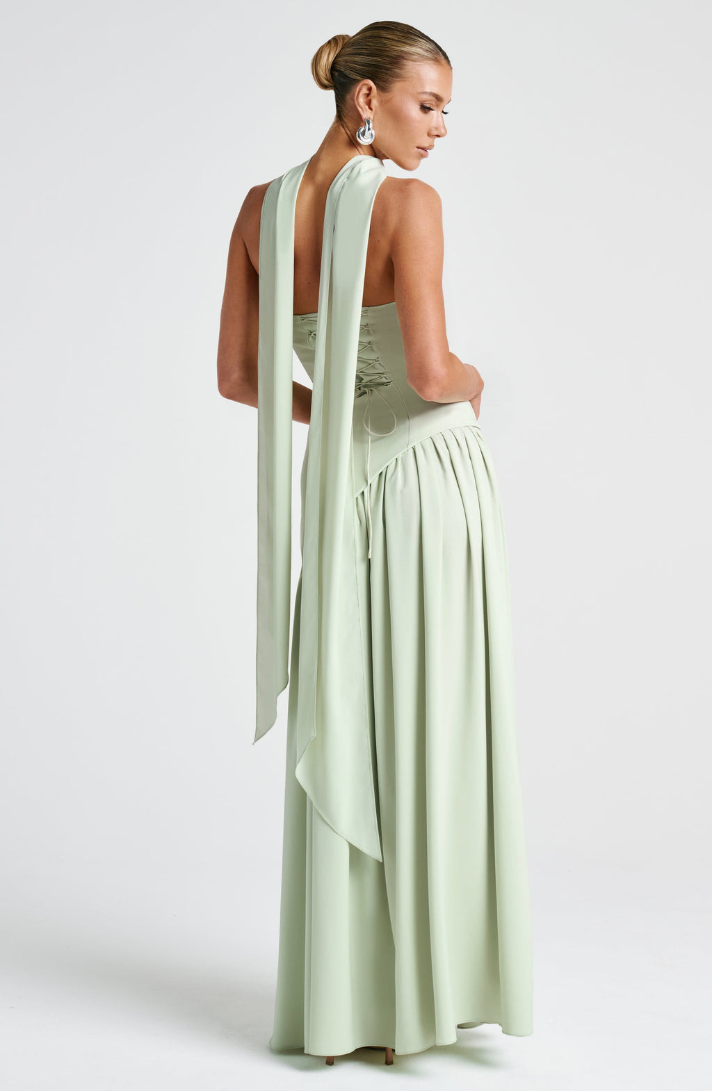 Nerina | Strapless Avondjurk Met Split