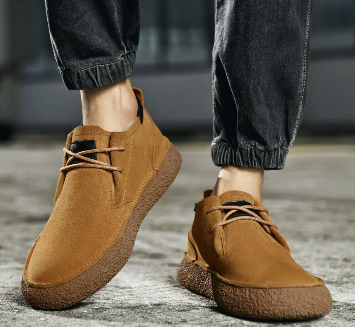Matteo | Heren Suède Veterschoenen