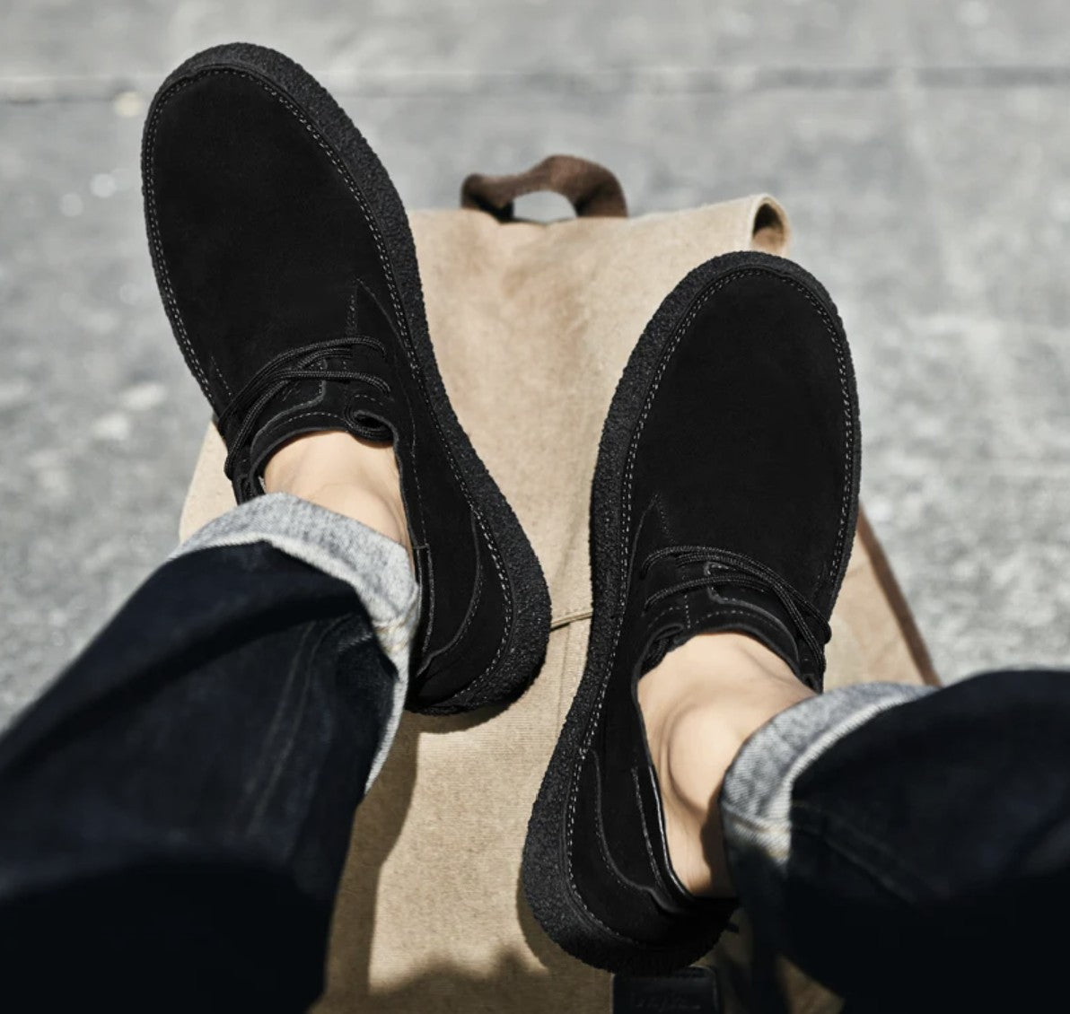 Matteo | Heren Suède Veterschoenen