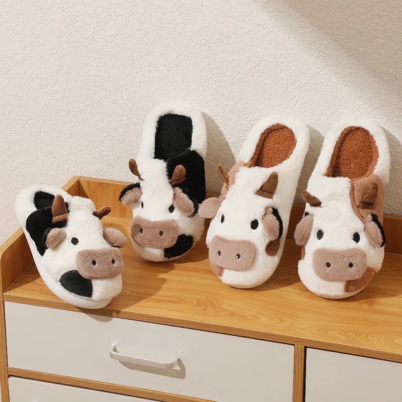 MooMoo| Schattige Koe Pantoffels Dames