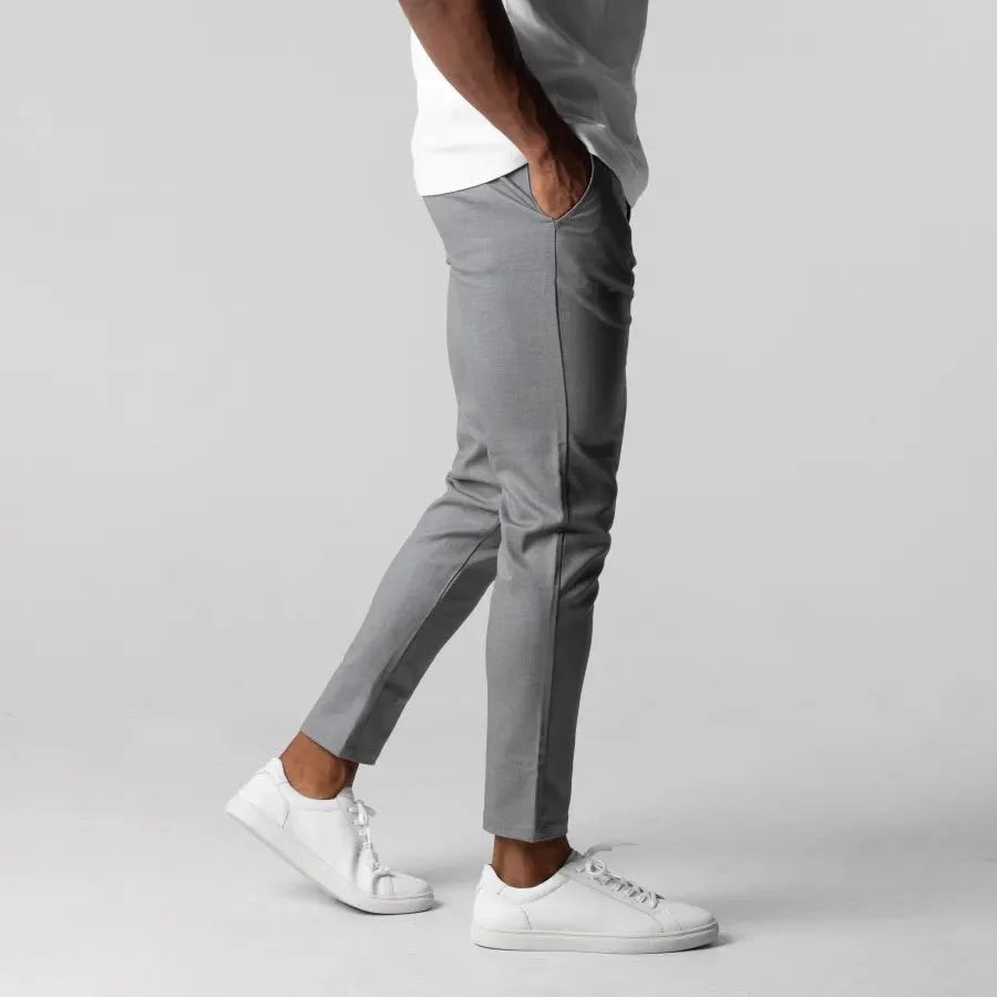 Nicolò | Slim Fit Stretch Chino Met Cropped Pijp Heren