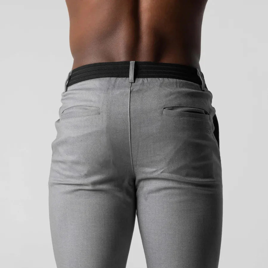Nicolò | Slim Fit Stretch Chino Met Cropped Pijp Heren