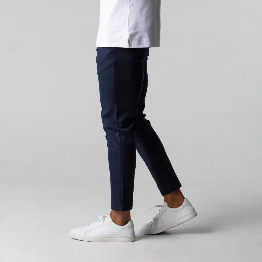 Nicolò | Slim Fit Stretch Chino Met Cropped Pijp Heren