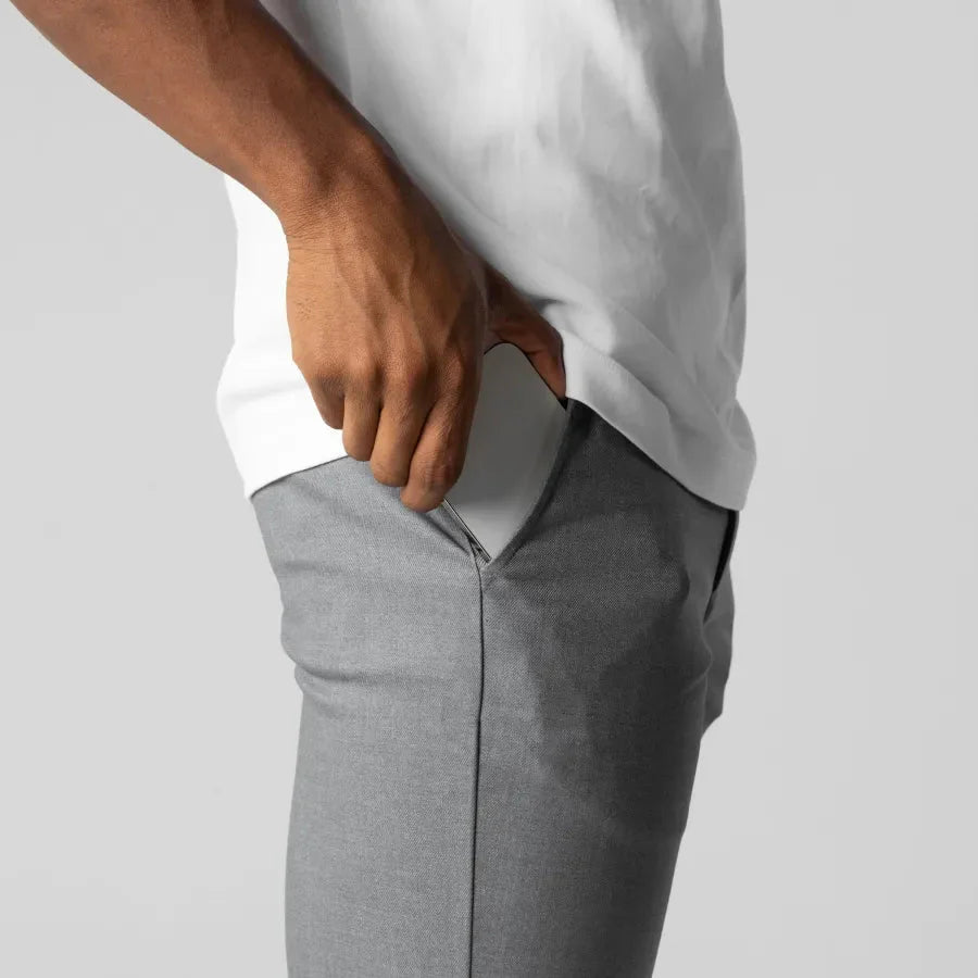 Nicolò | Slim Fit Stretch Chino Met Cropped Pijp Heren