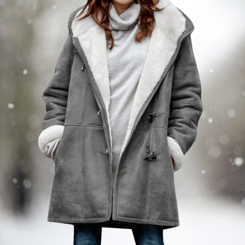 Lunaria | Dames Winterjas met Imitatiebont