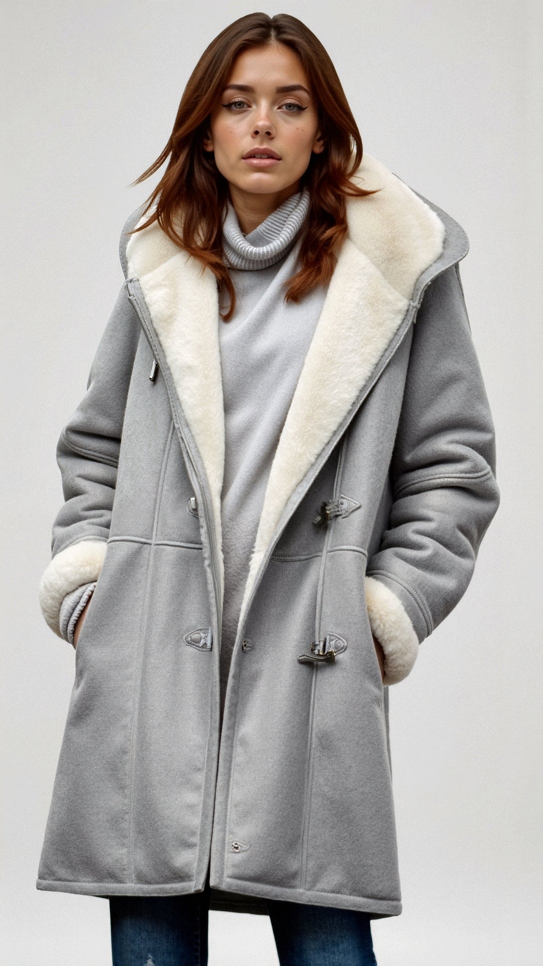 Lunaria | Dames Winterjas met Imitatiebont