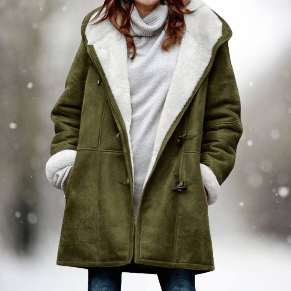 Lunaria | Dames Winterjas met Imitatiebont
