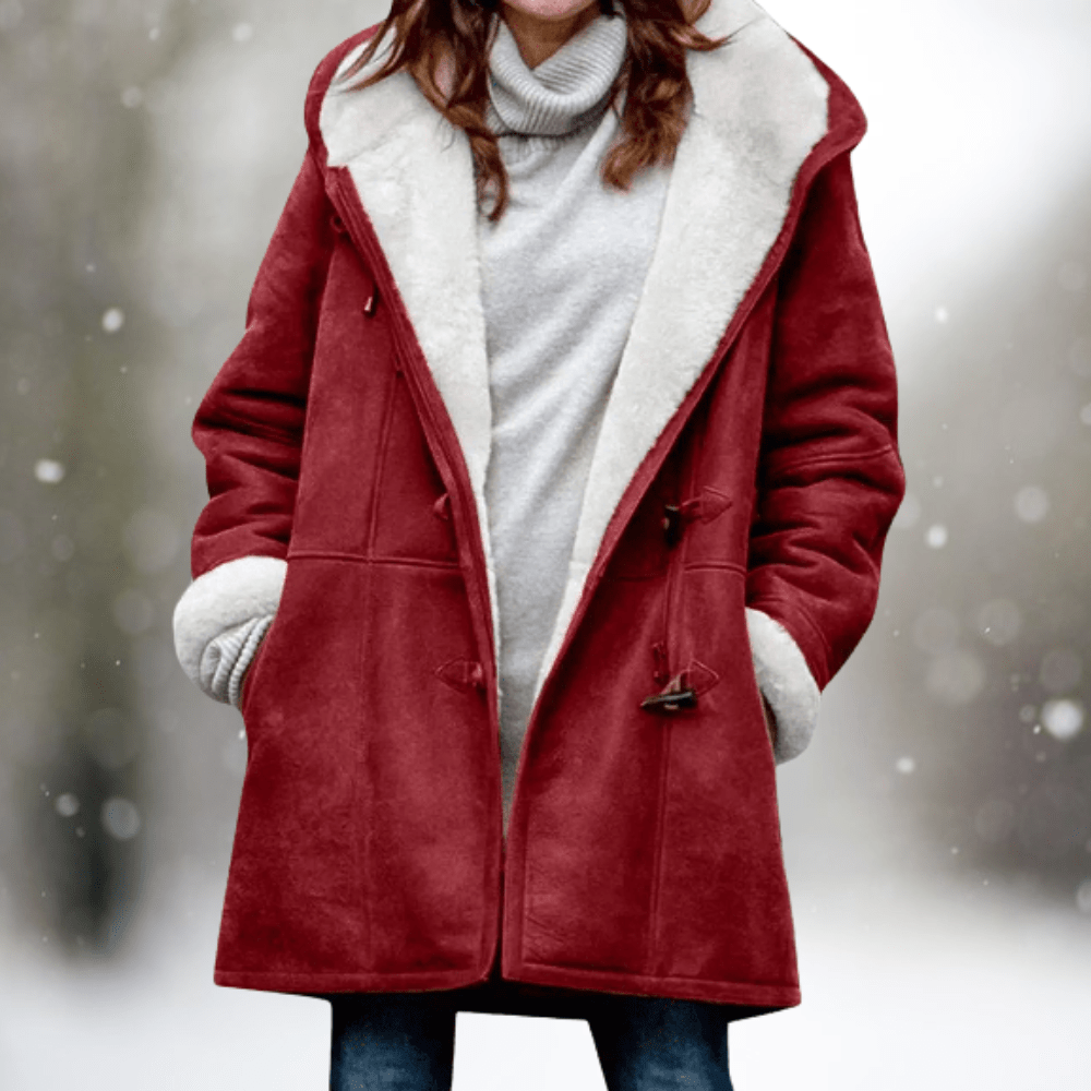Lunaria | Dames Winterjas met Imitatiebont