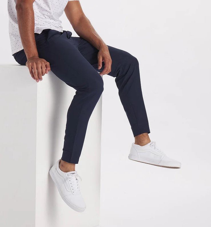 Nilo | Slim Fit Jogger Heren Met Tapered Pijpen en Elastische Tailleband