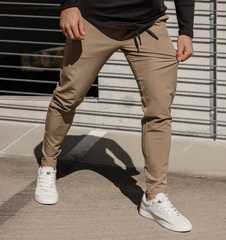 Nilo | Slim Fit Jogger Heren Met Tapered Pijpen en Elastische Tailleband