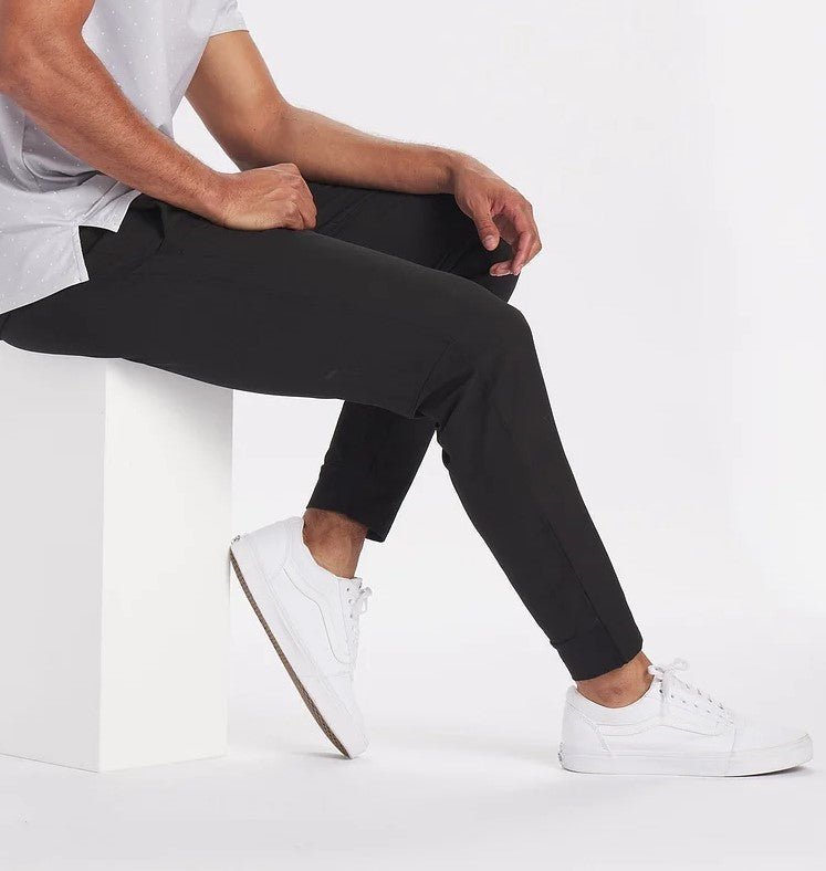 Nilo | Slim Fit Jogger Heren Met Tapered Pijpen en Elastische Tailleband