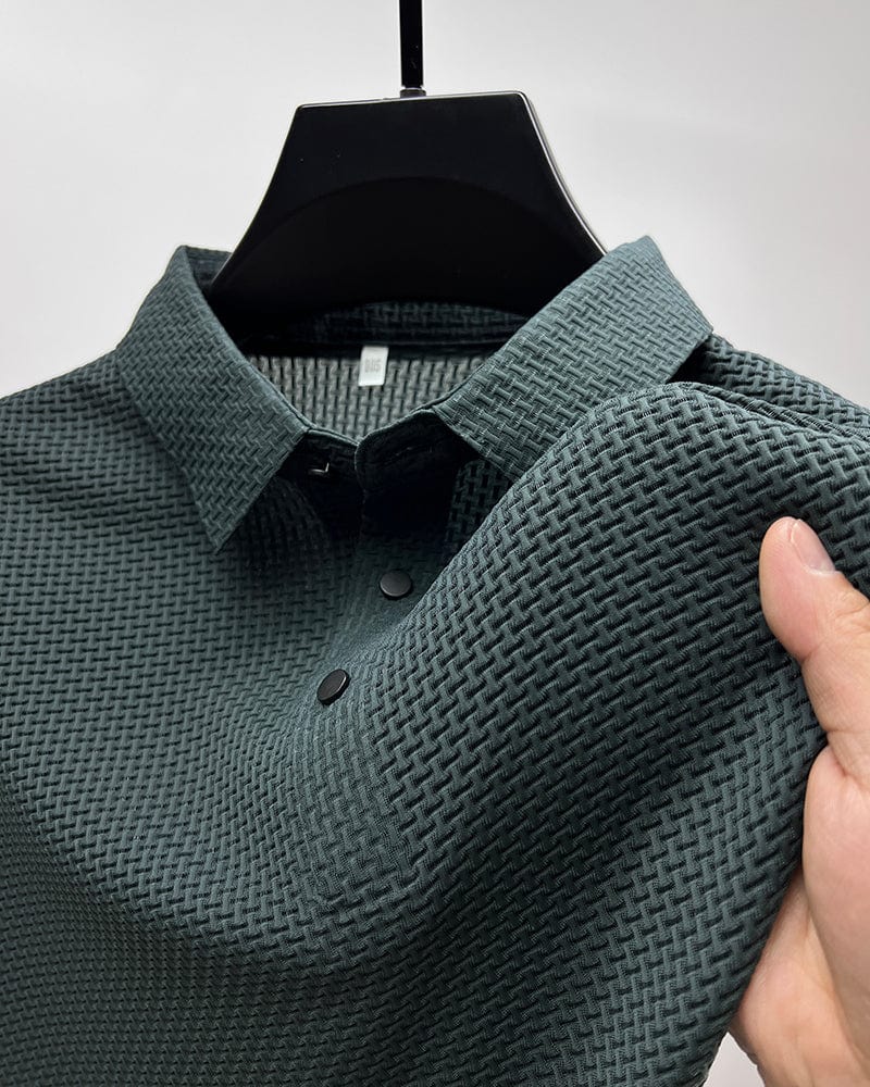 Eliano | Luxe Wafelstructuur Polo Heren
