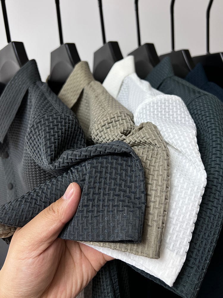 Eliano | Luxe Wafelstructuur Polo Heren