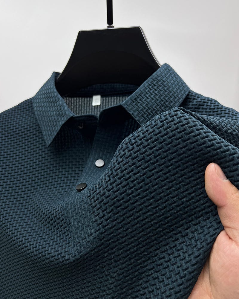 Eliano | Luxe Wafelstructuur Polo Heren