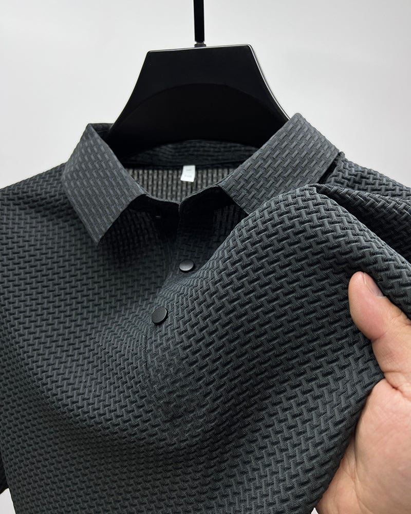 Eliano | Luxe Wafelstructuur Polo Heren