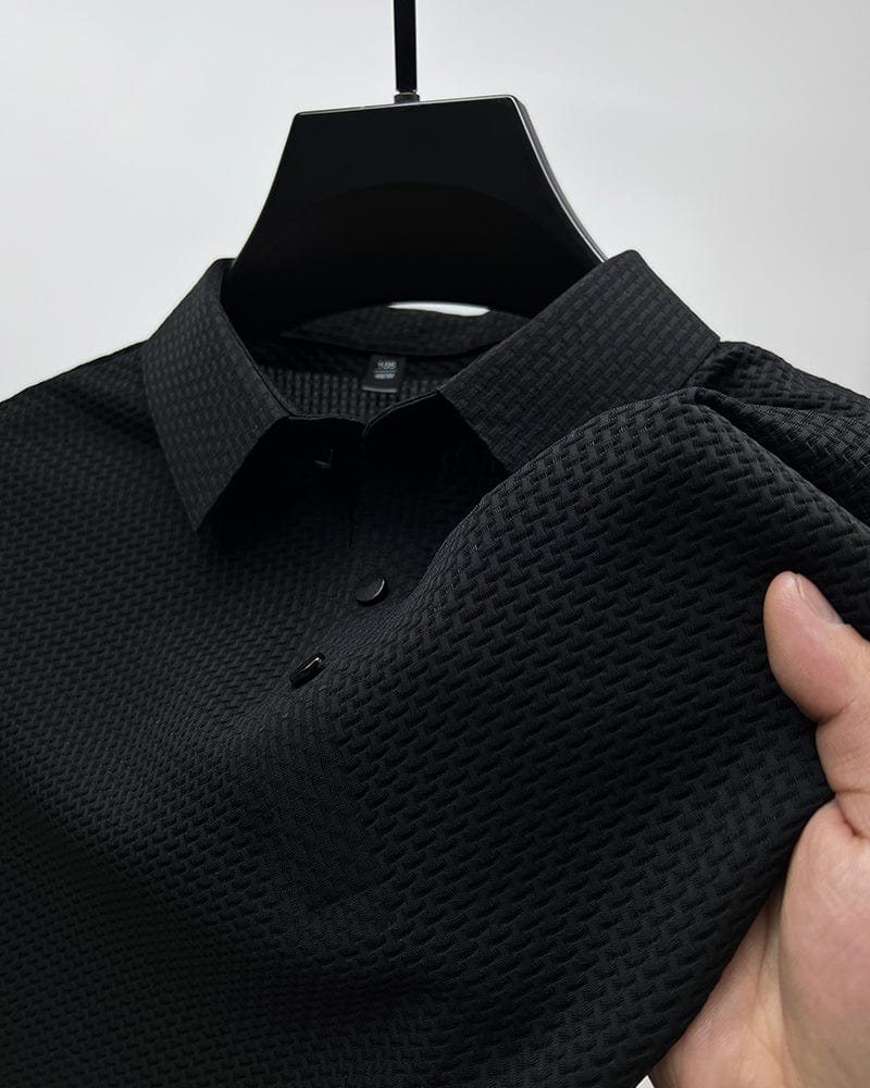 Eliano | Luxe Wafelstructuur Polo Heren