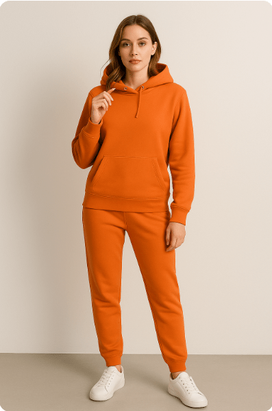 Rivano | Unisex Hoodie Set Met Joggingbroek En Strikkoord